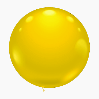 1 super grote gele ballon