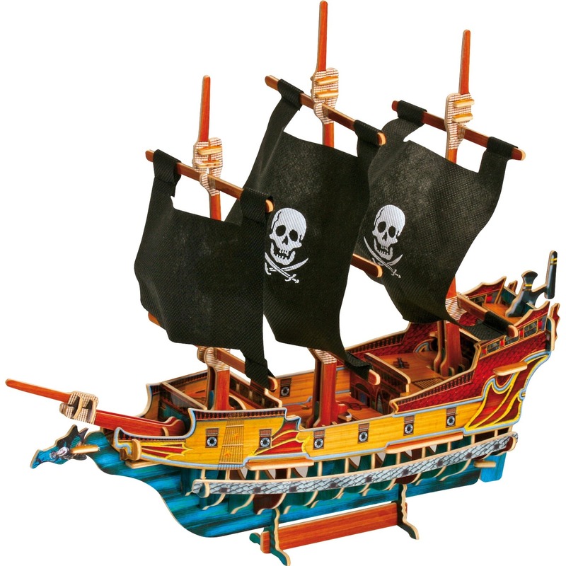 3D piratenschip puzzel 39 x 10 x 37 cm