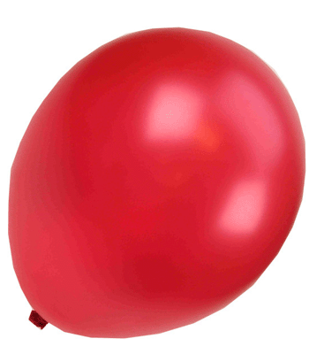 50 metallic ballonnen rood