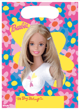 Barbie uitdeelzakjes plaatje