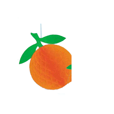 Etalage decoratie sinaasappel