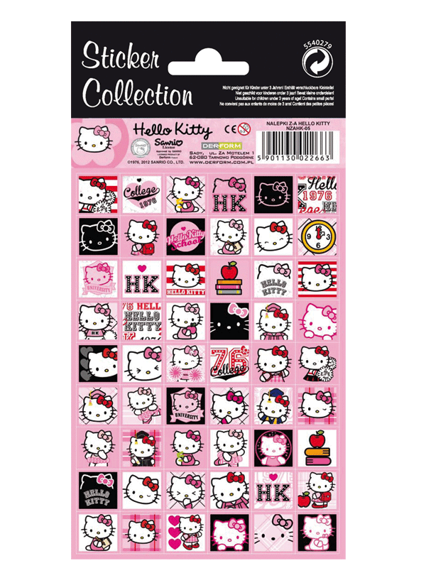 Hello Kitty stickervelletje