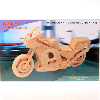 Race motor houten bouwpakketten