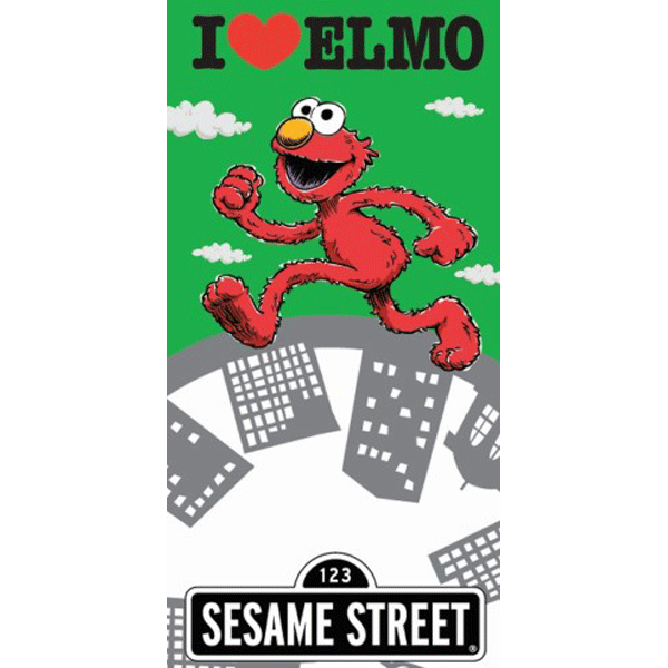 I love Elmo strandlaken