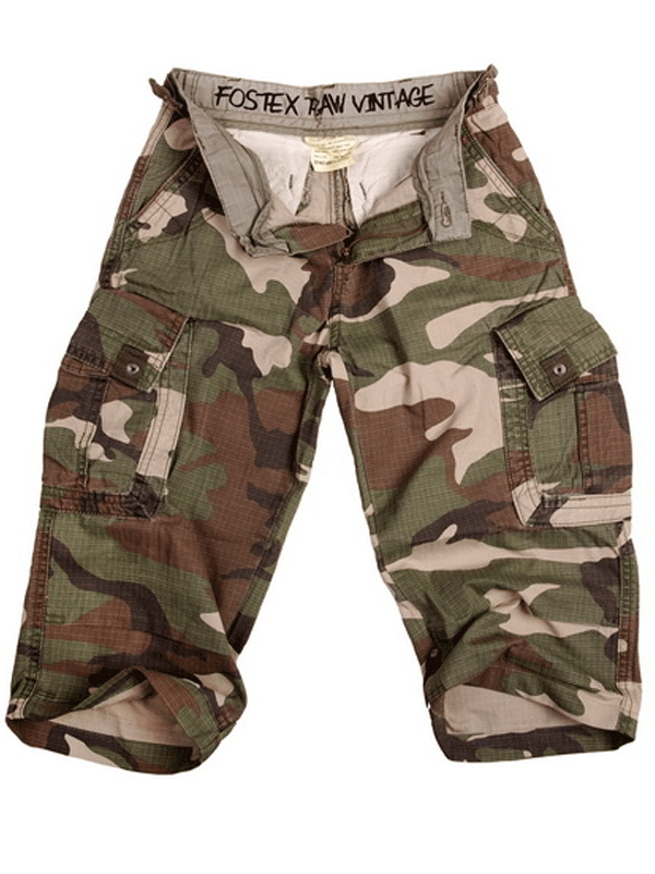 Korte camouflage broek voor kids