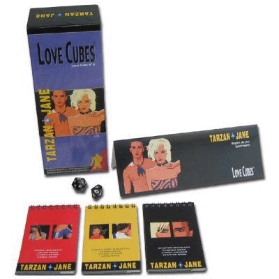 Love Cubes Tarzan + Jane   Bordspel