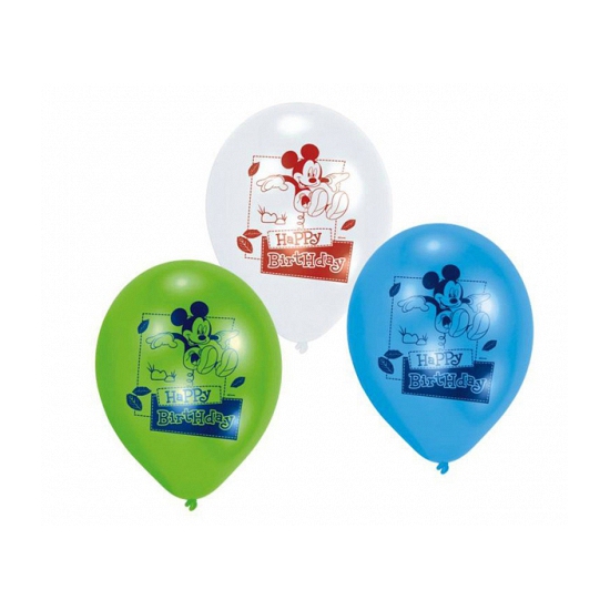 Mickey Mouse Happy Birthday ballonnen