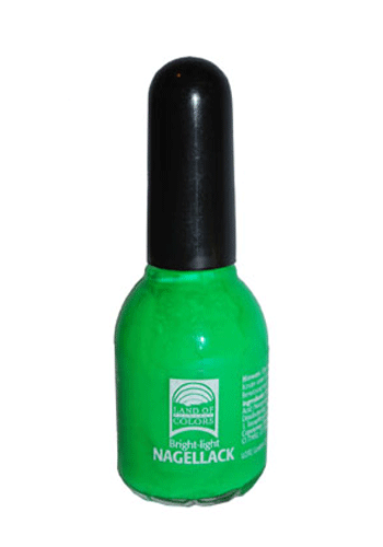 Potje nagellak in de kleur groen
