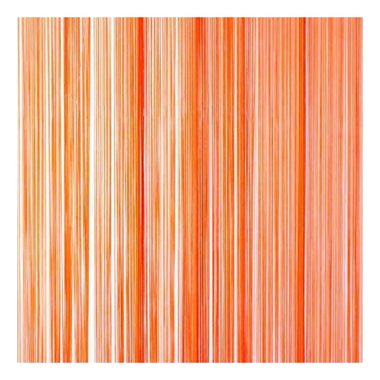 Oranje draadjes deurgordijn 90 x 200 cm