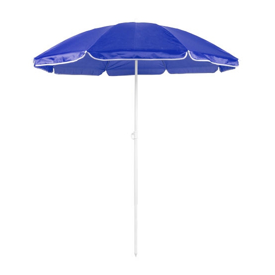 Verstelbare blauwe parasol