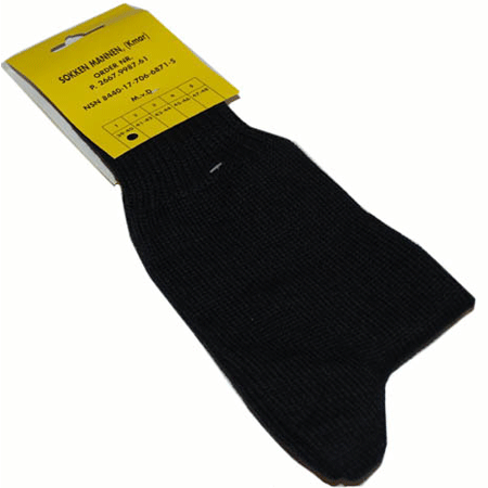 Wollen  winter sokken zwart