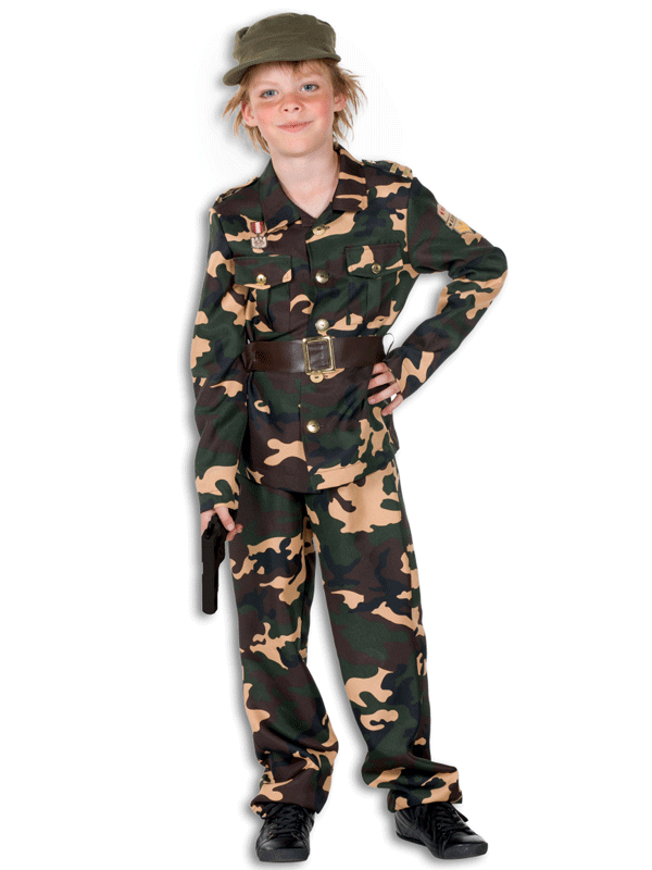 Camouflage costume for kids