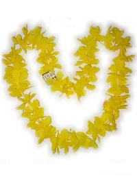 Toppers - Yellow hawaii garland