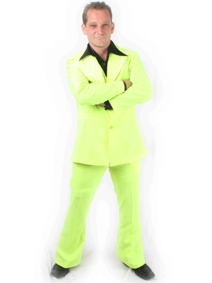 Neon green suits