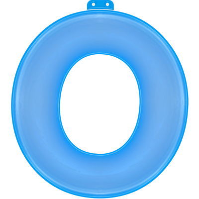 Inflatable letter O blue