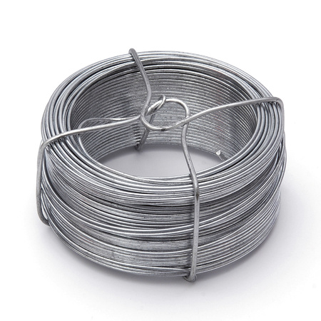 1 roll of binding wire / binding wires galvanized steel 1,8 mm x 50 m