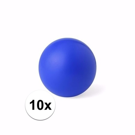 10x black anti stress ball 6 cm