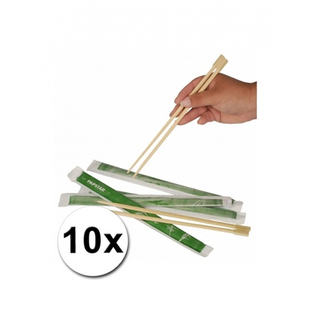 10 pairs Chopsticks bamboo