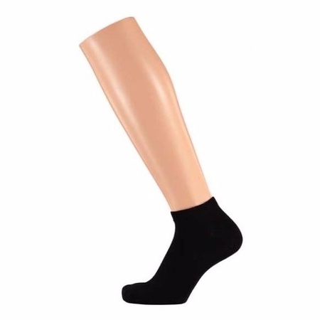 10x Black sneaker/ankle socks for women size EU 36-41