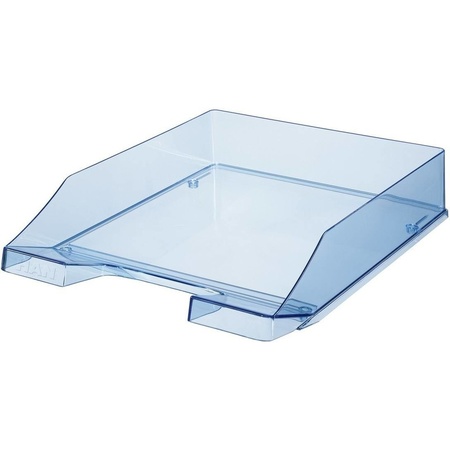 10 pcs Letter tray transparant blue A4 size HAN