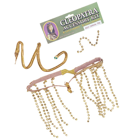 Golden Cleopatra headpiece and bracelet