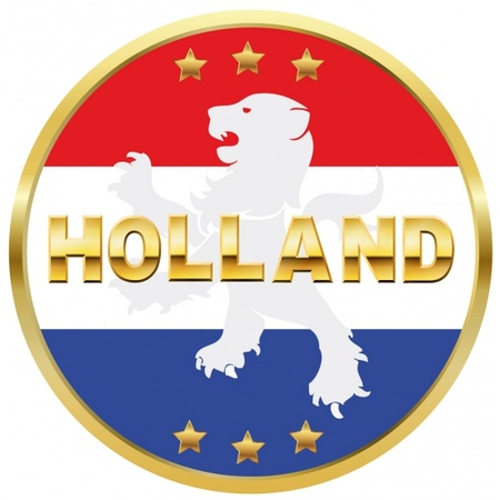 100x Bierviltjes Holland rood wit blauw