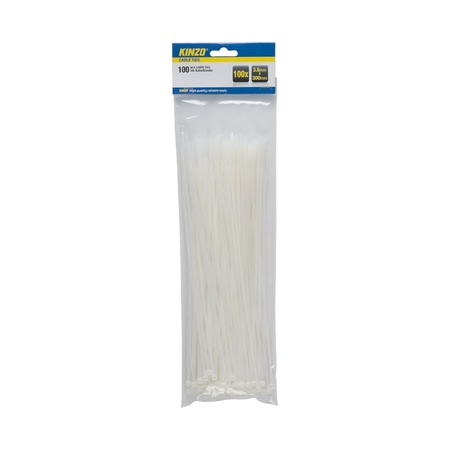 100x cable ties white 3,6 x 300 mm