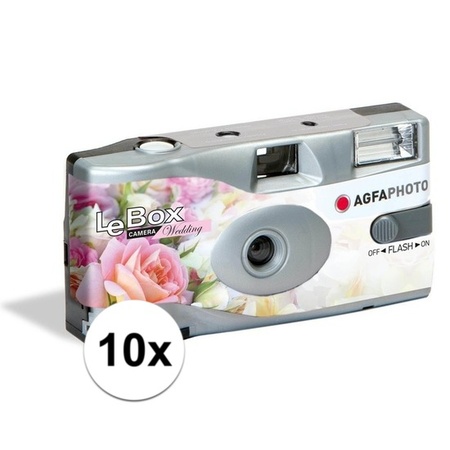 10x Wedding/bachelor disposable camera with flash