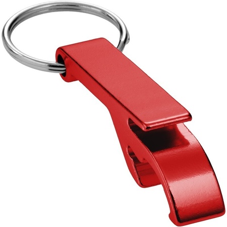 10x Bottle opener keychain red