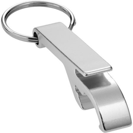 10x Bottle opener keychain silver