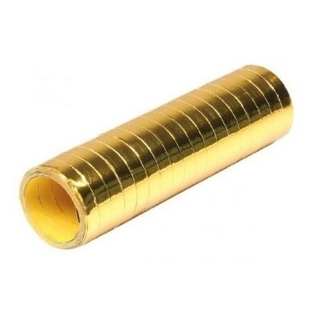 10x Gold colored streamers