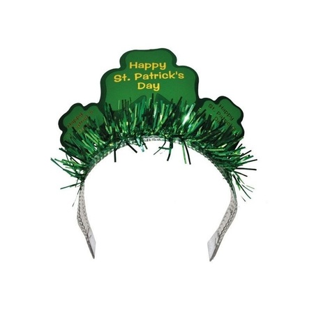 10x Happy St. Patricks day diademen/haarbanden voor volwassenen