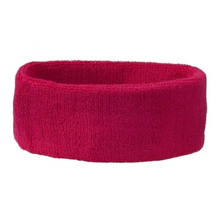 Deep pink headband for sport 10 pieces