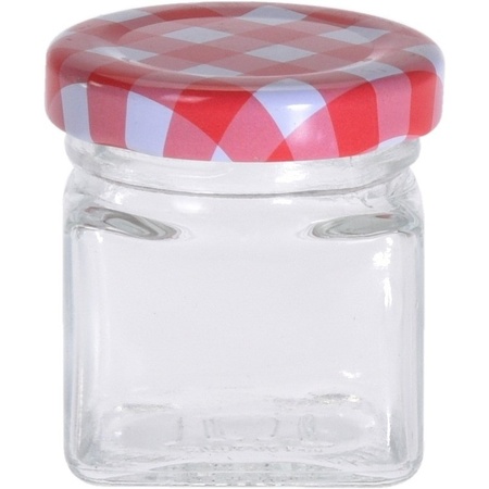 10x Preservation/preserving jars 50 ml with rotating lid