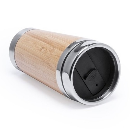 10x Bamboo/stainless steel reusable coffee cup