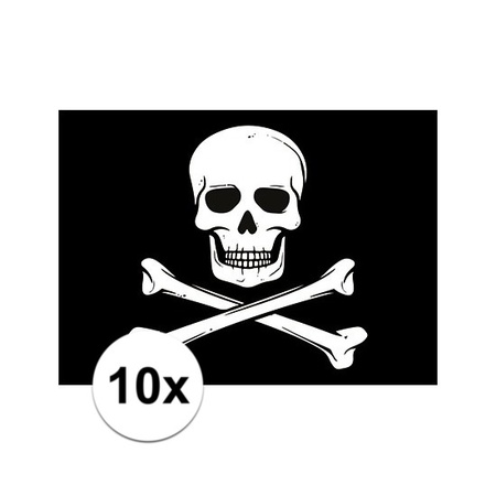 10x Pirate stickers