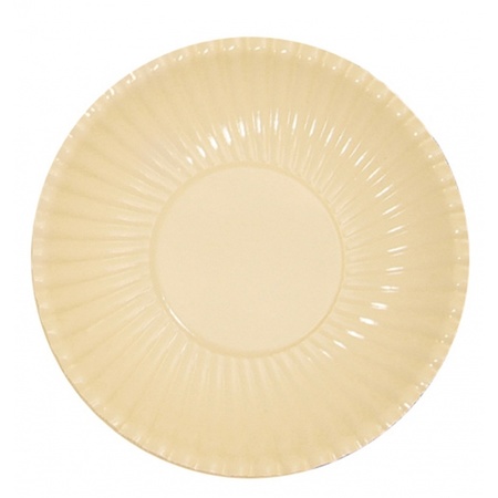 10x Cream plates 23 cm