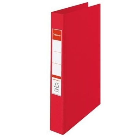10x Ring binder folder 2 holes A4 red
