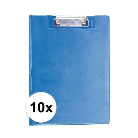 10x Clipboards blue
