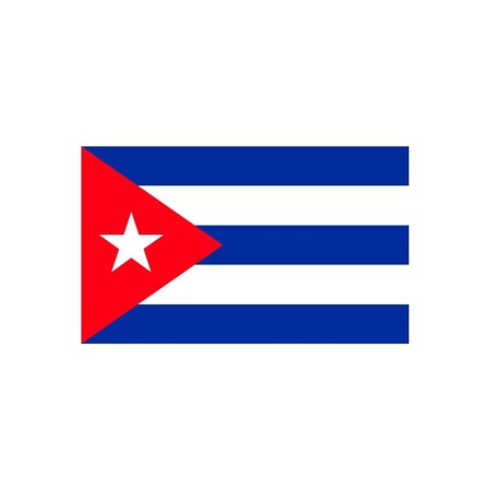 10x stuks Vlag Cuba stickers