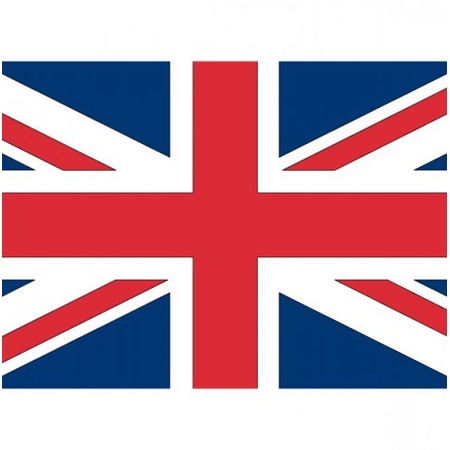 10x stuks Vlag Engeland stickers