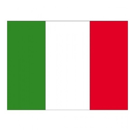 10x Vlag Italie stickers