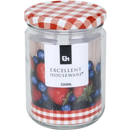 12x Preservation/preserving jar 500 ml with rotating lid