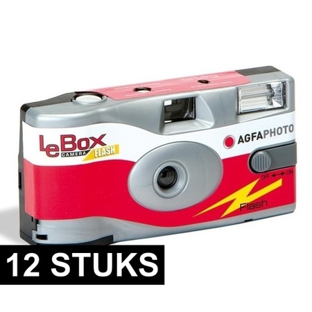 12x disposable cameras with flash