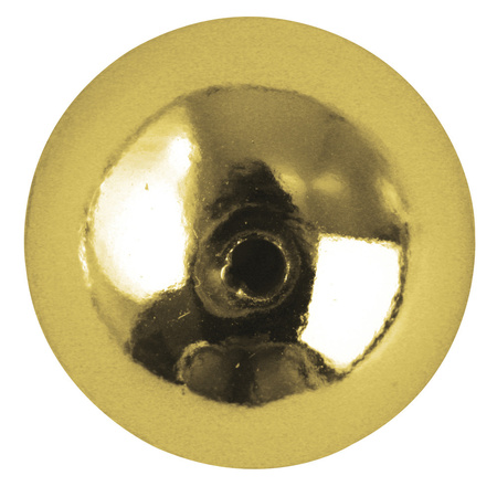 132x stuks gouden plastic hobby kralen van 10 mm
