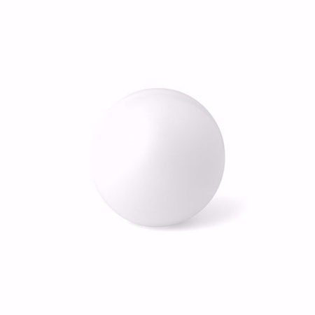 15x white anti stress ball 6 cm