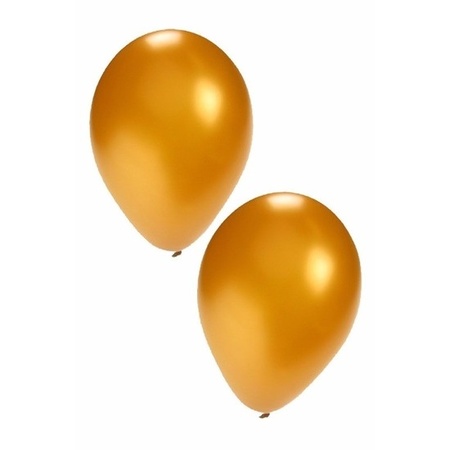 150x Gouden ballonnen