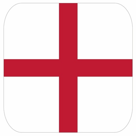15x Bierviltjes Engelse vlag vierkant