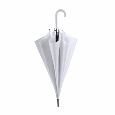 15x Wedding umbrellas white automatic 107 cm