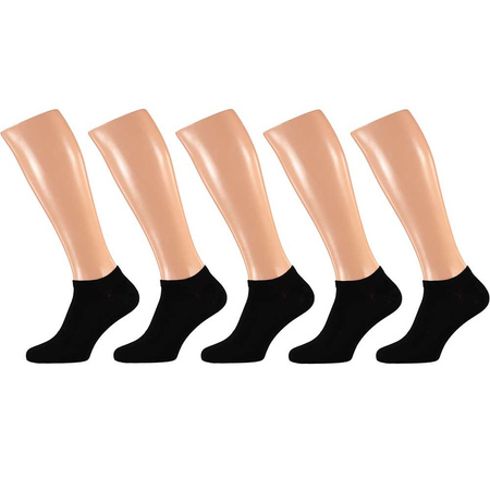 15x Pair black sneaker/ankle socks for men size EU 41-46